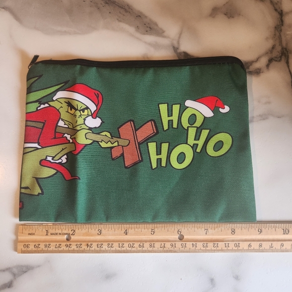 Last one! NEW! The GRINCH  makeup bag or pencil case - Picture 5 of 11
